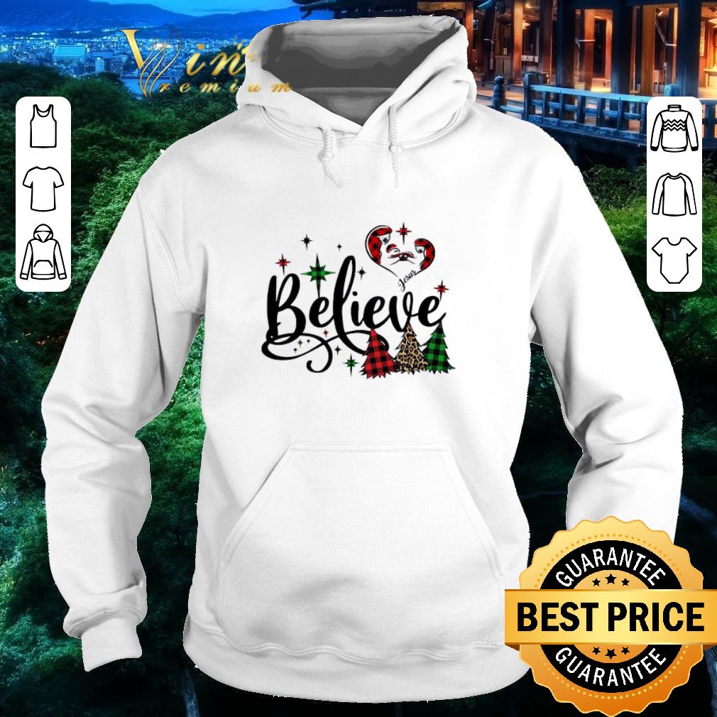 6ab506d7 nice believe jesus christmas tree sweater shirt 4 - Nice Believe Jesus Christmas Tree Sweater shirt