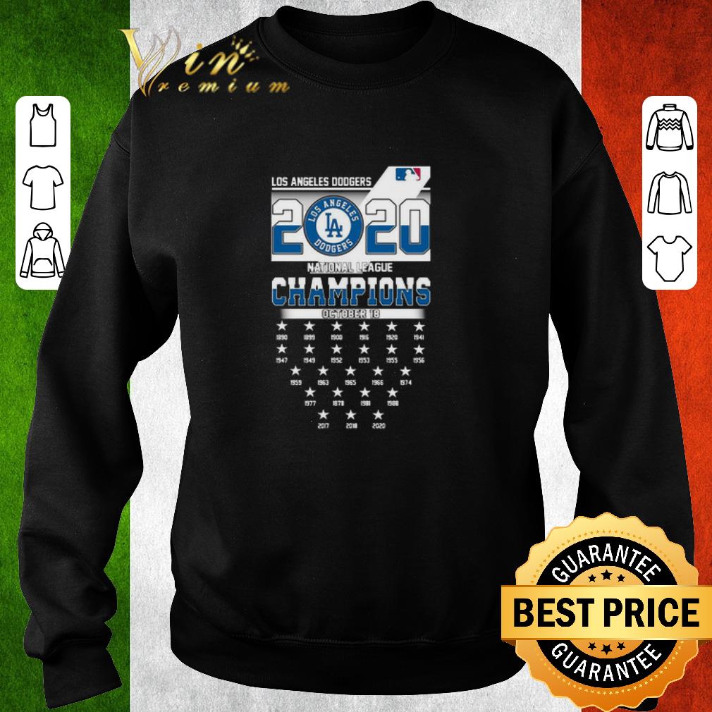 6b7c9897 hot los angeles dodgers 2020 nation league champions october 18 shirt 4 - Hot Los Angeles Dodgers 2020 Nation League Champions October 18 shirt