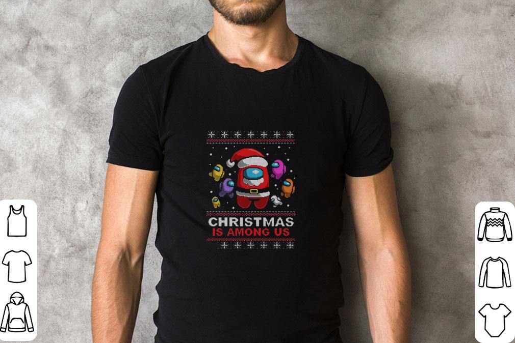 Funny Christmas is Among Us Ugly Christmas Game sweater
