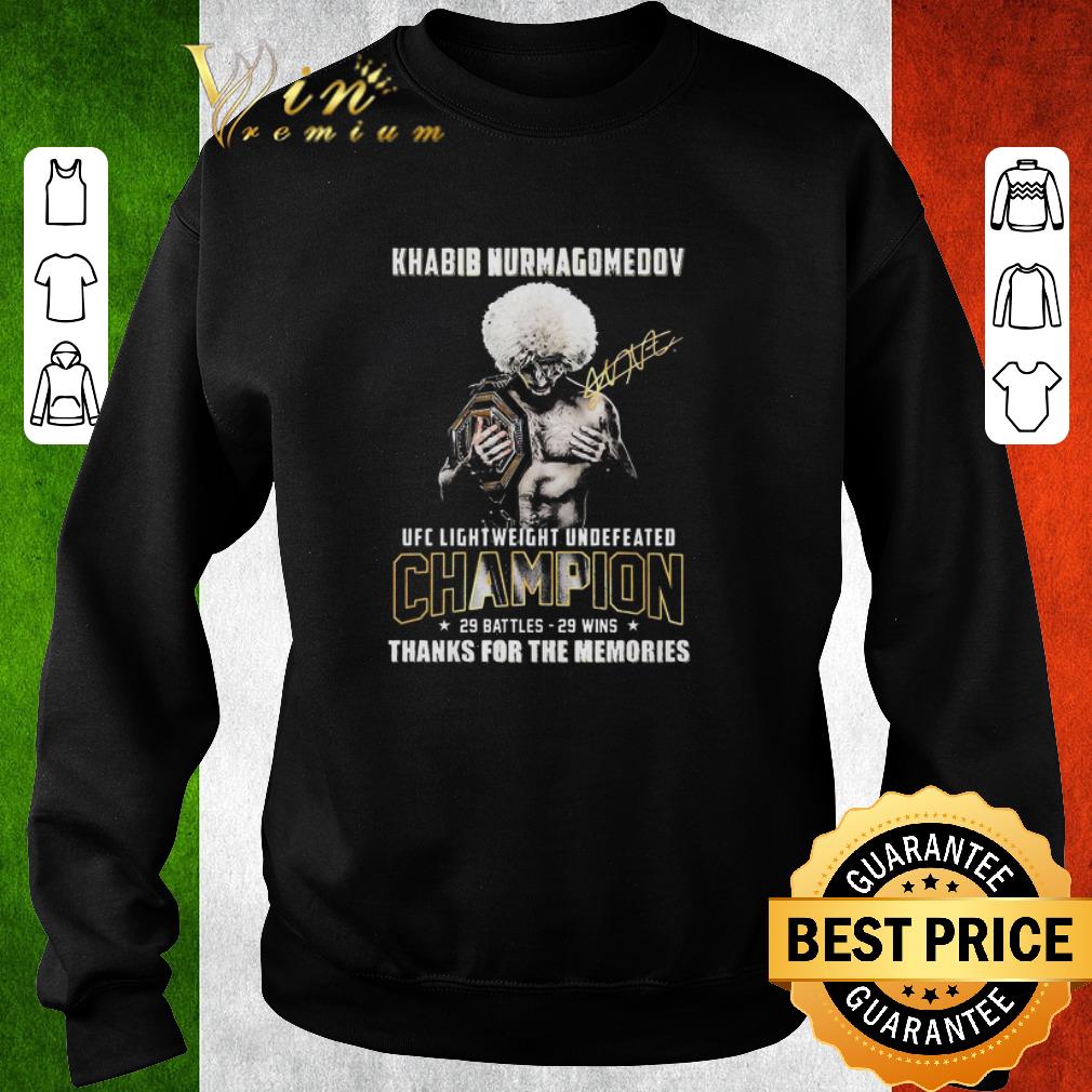 Pretty Khabib Nurmagomedov Ufc Lightweight Undefeated Champion Thanks For The Memories shirt 803040b1 pretty khabib nurmagomedov ufc lightweight undefeated champion thanks for the memories shirt 4 - Pretty Khabib Nurmagomedov Ufc Lightweight Undefeated Champion Thanks For The Memories shirt