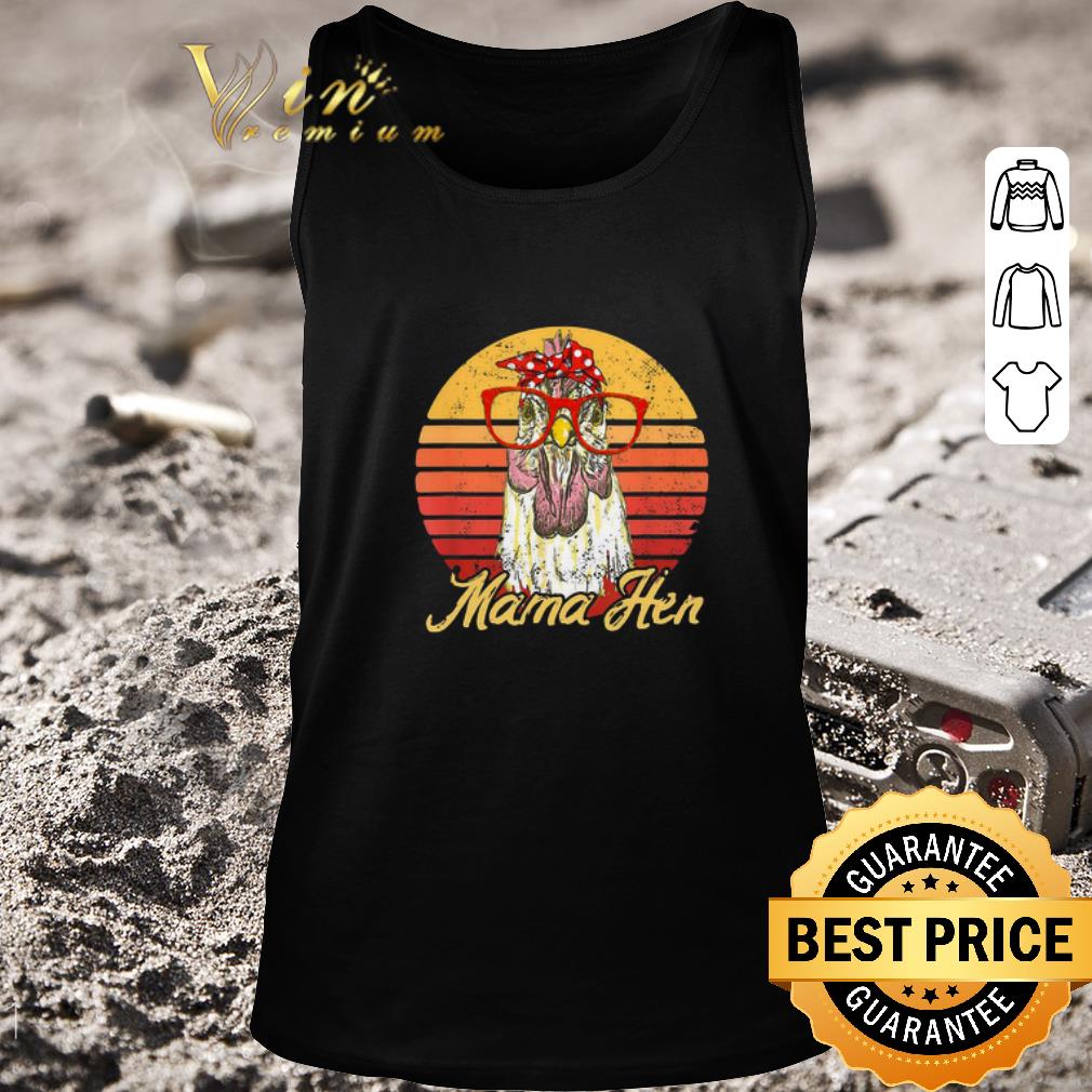 Official Mama Hen Chicken Farm Animals Vintage Retro shirt