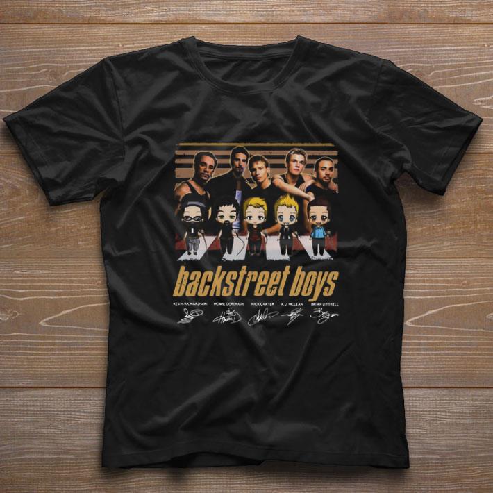 Nice Backstreet Boys Chibi Signatures shirt