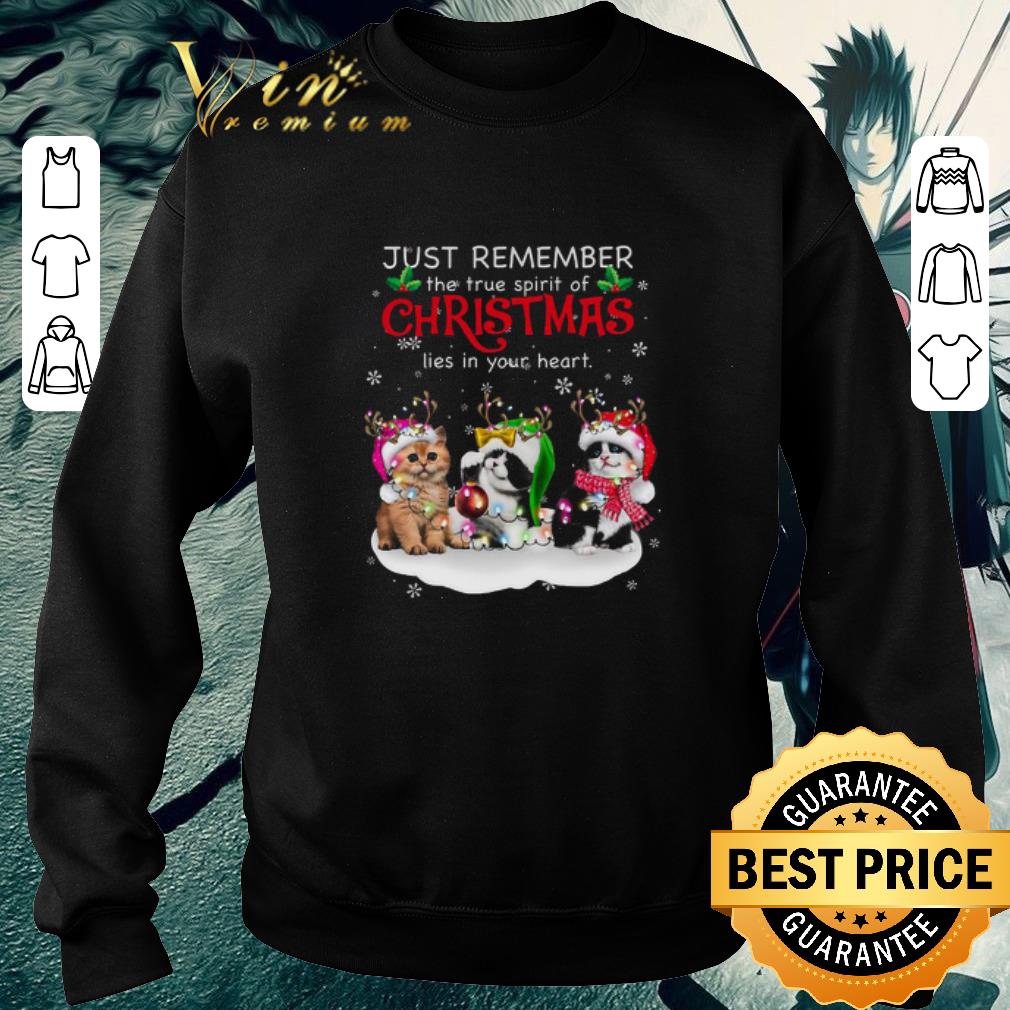 Pretty Cat Reindeer Just Remember The True Spirit Of Christmas Lies In Your Heart 93338967 pretty cat reindeer just remember the true spirit of christmas lies in your heart 4 - Pretty Cat Reindeer Just Remember The True Spirit Of Christmas Lies In Your Heart