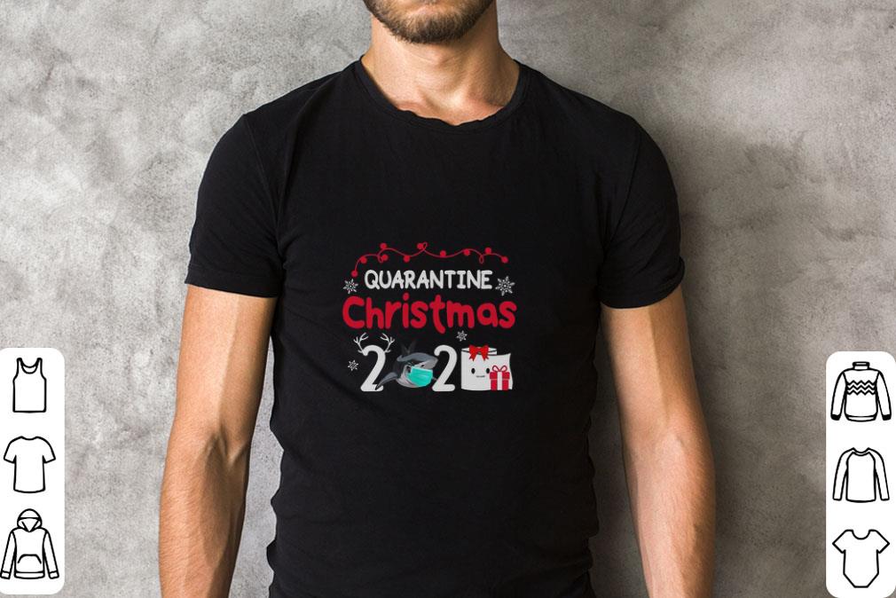 Hot Quarantine Christmas 2020 Shark Mask Toilet Paper Sweater shirt