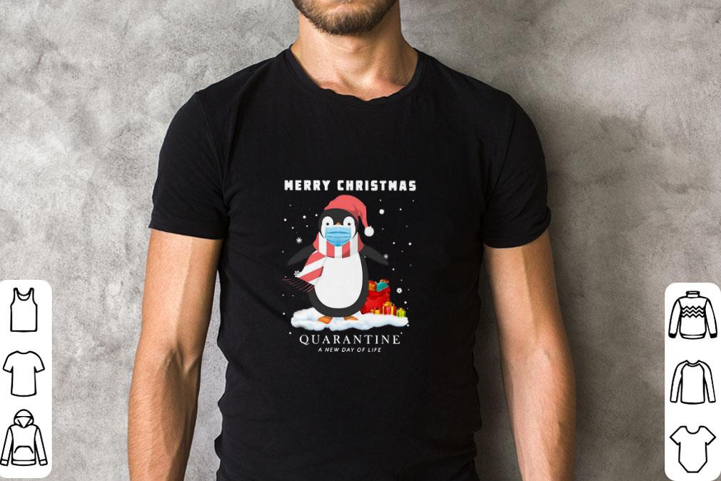 Official Penguin Merry Christmas Quarantine A New Day Of Life Sweater shirt