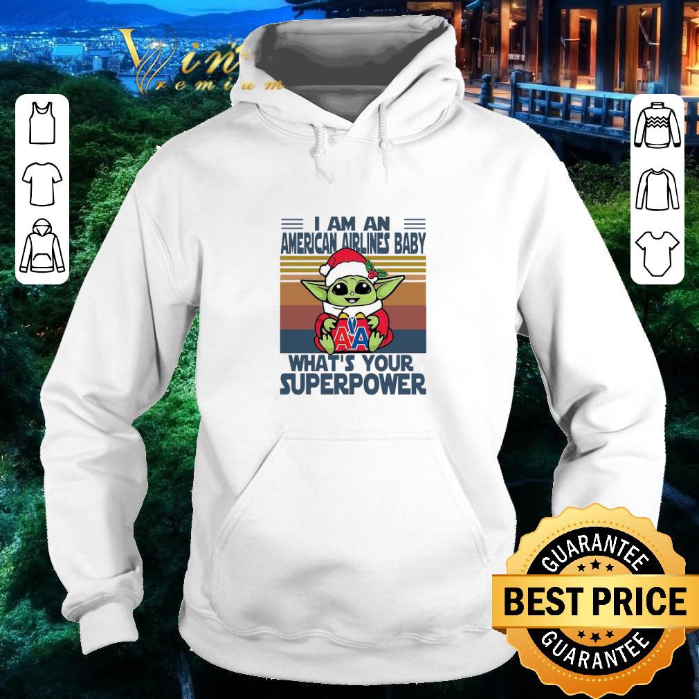 ba8789a2 official baby yoda santa hug american airlines what s your superpower vintage retro christmas sweater shirt 4 - Official Baby Yoda Santa Hug American Airlines What’s Your Superpower Vintage Retro Christmas Sweater shirt