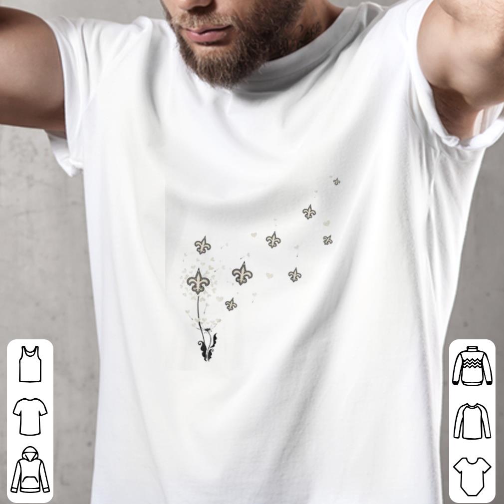Pretty New Orleans Saints dandelions shirt