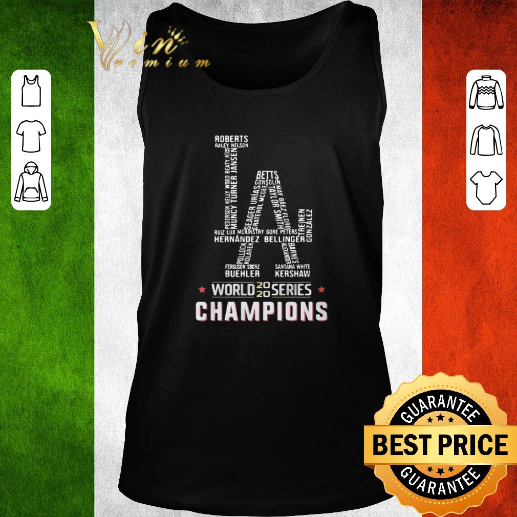 Official Los Angeles Dodgers World Series 2020 Champions shirt