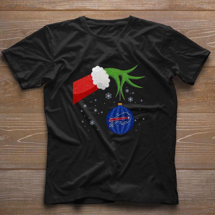 Top Hand The Grinch Holding Christmas 2020 Ornament Buffalo Bills Sweater shirt