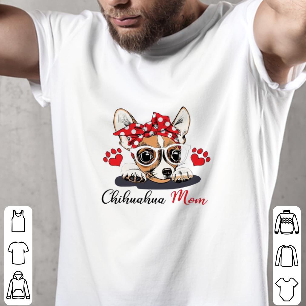 Official Chihuahua Dog Mom Paw Heart shirt