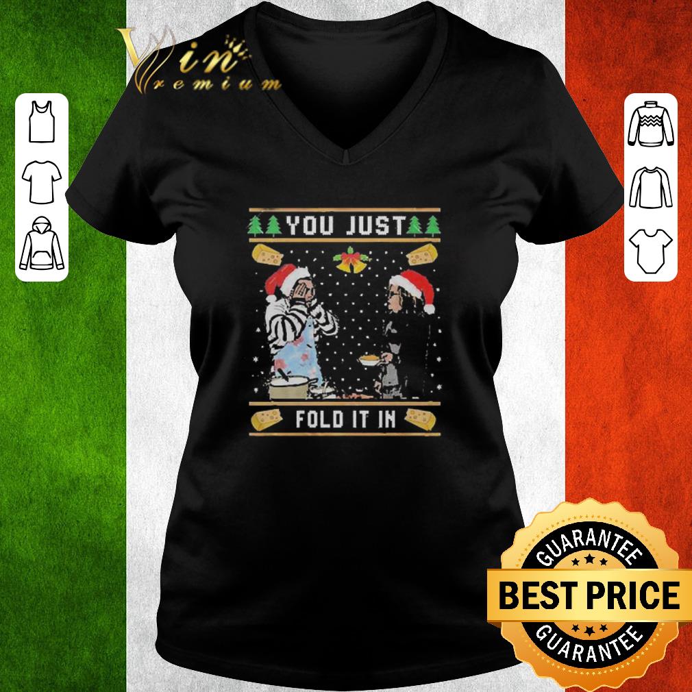 Official Schitts Creek You Just Fold It In Ugly Christmas Sweater shirt Official Schitts Creek You Just Fold It In Ugly Christmas Sweater shirt