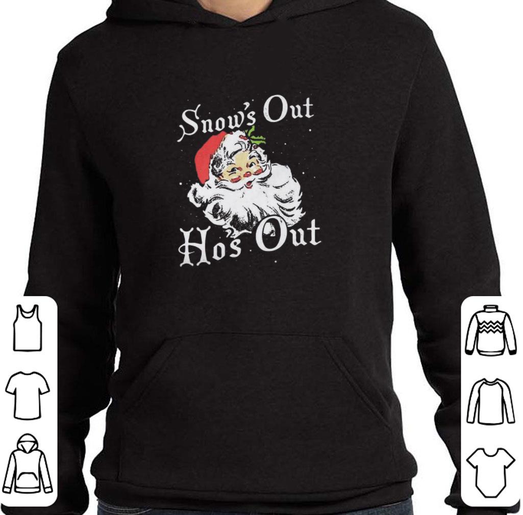 dc4bebb9 premium santa claus snow s out ho s out christmas shirt 4 - Premium Santa Claus Snow’s Out Ho’s Out Christmas shirt