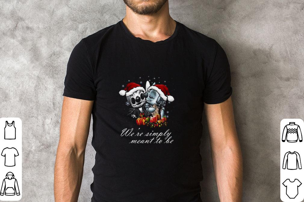 Awesome Jack Skellington And Sally We’re Simply Meant To Be Sweater shirt