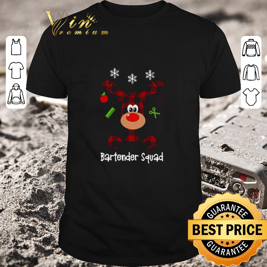 Awesome Reindeer Dispatcher Bartender Squad Christmas weater