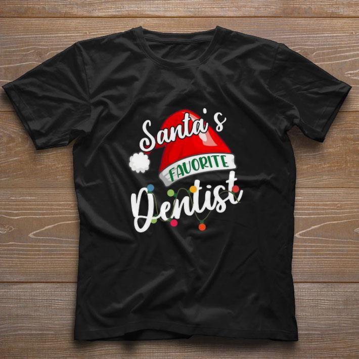 Awesome Santa’s Favorite Dentist Christmas Sweater shirt