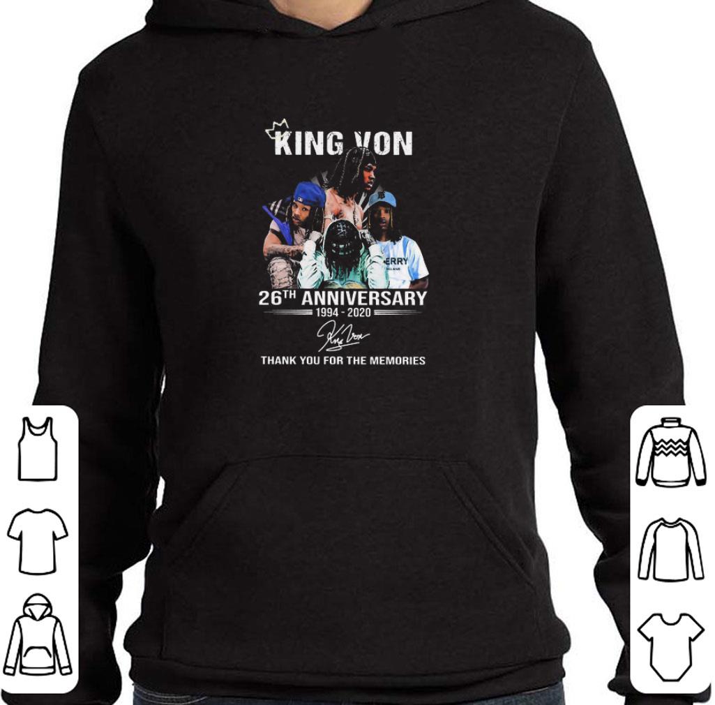 Official King Von 26th Anniversary 1994 2020 Thank You For The Memories Signature shirt f61f52ce official king von 26th anniversary 1994 2020 thank you for the memories signature shirt 4 - Official King Von 26th Anniversary 1994 2020 Thank You For The Memories Signature shirt