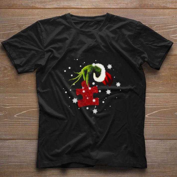 Original Hand Grinch Holding Autism Christmas Sweater shirt