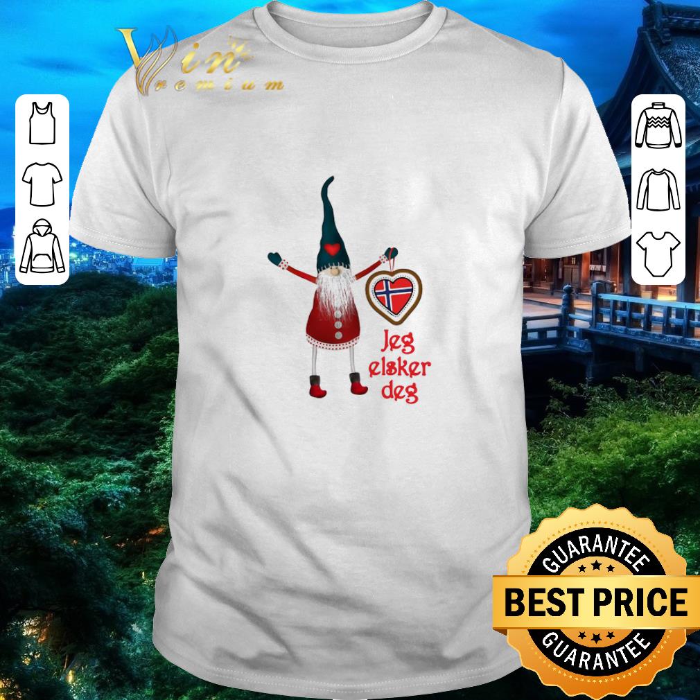 Premium Gnomes Jeg Elsker Deg shirt