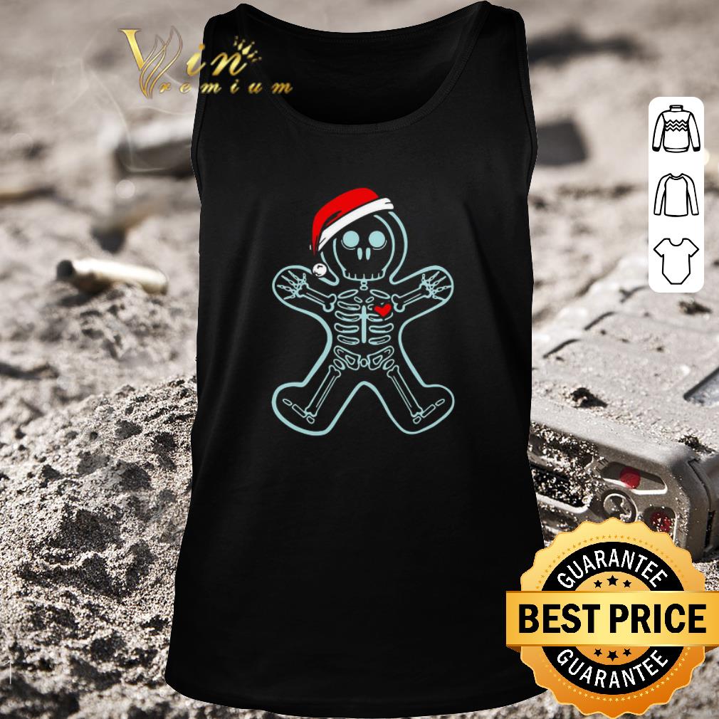 Hot Xray Gingerbread Man Skeleton Christmas shirt