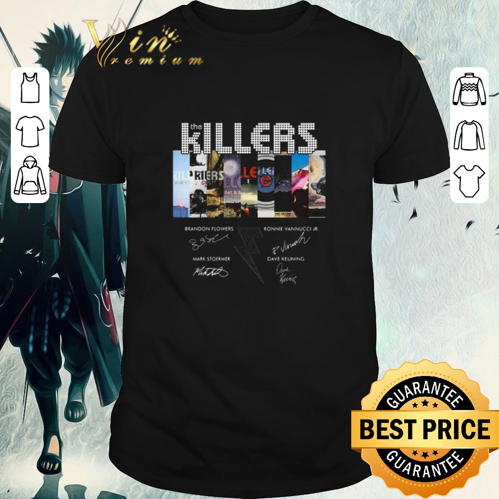 Top The Killers Band Members Signatures shirt