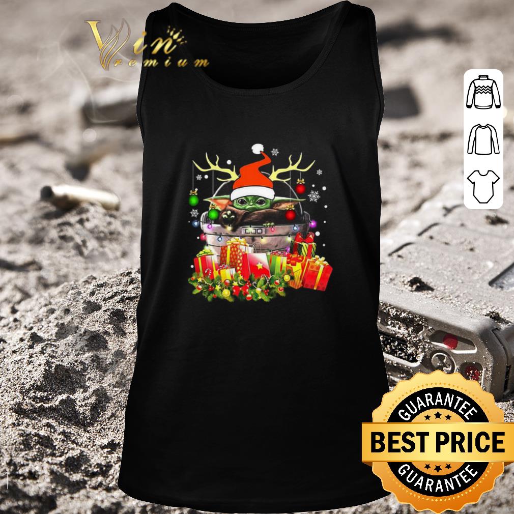 Hot Star War Santa Baby Yoda Merry Christmas Gift Sweater shirt