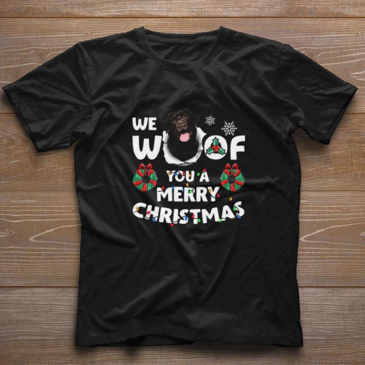 Nice Labrador Retriever We Woof You A Merry Christmas Sweater shirt
