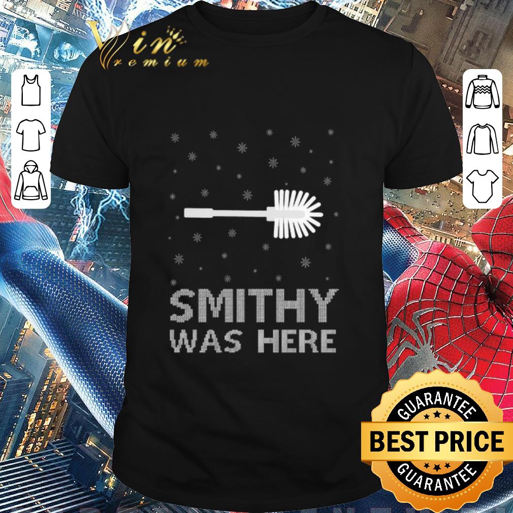 Original Smithy Was Here Ugly Christmas Sweater shirt