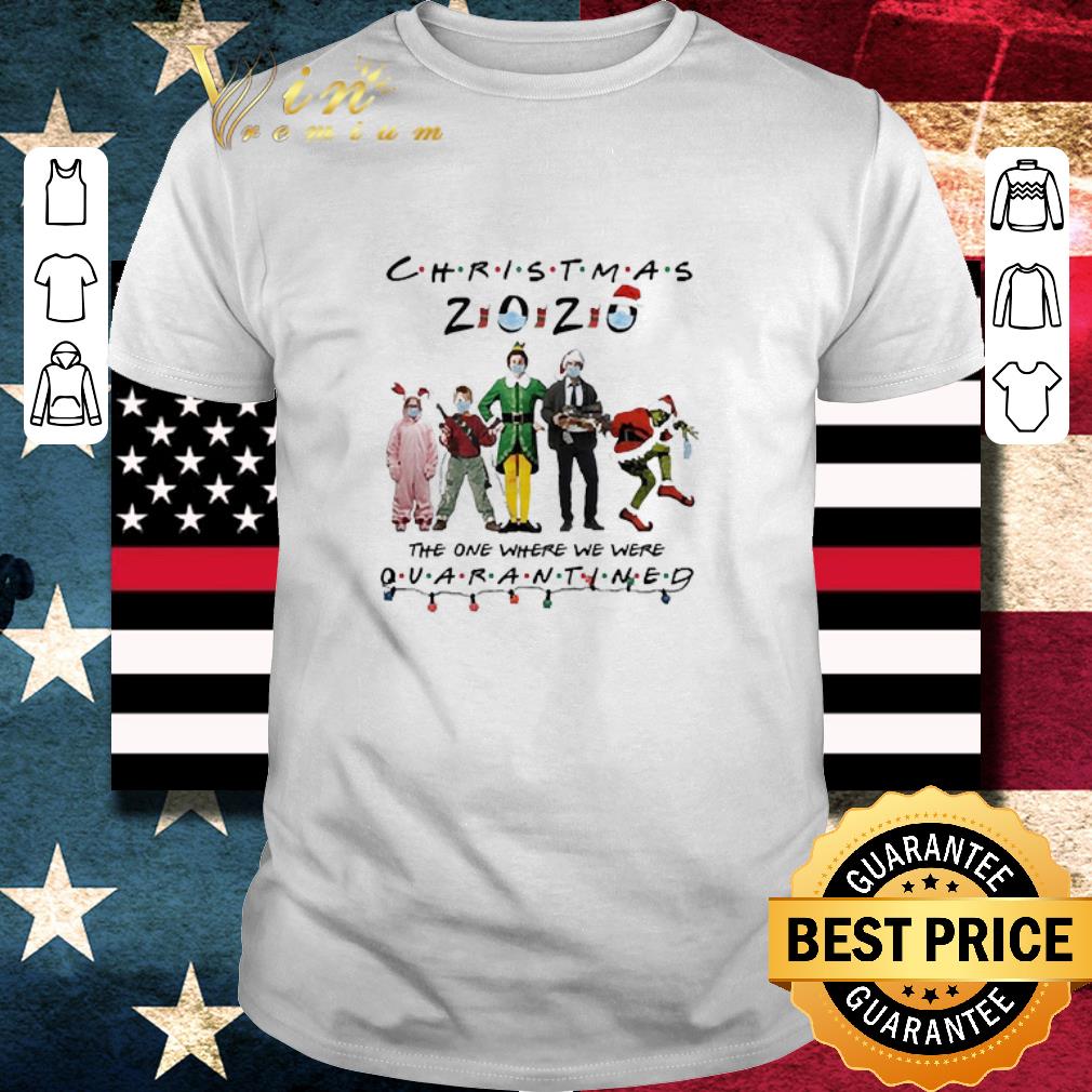 Official Friends Christmas 2020 The One Where We Were Quarantined shirt