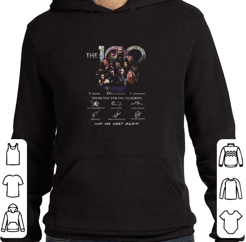 Official The 100 7 Years 100 Episodes 7 Season Thank You For The Memories May We Meet Again Signatures shirt 3590bf30 official the 100 7 years 100 episodes 7 season thank you for the memories may we meet again signatures shirt 4 - Official The 100 7 Years 100 Episodes 7 Season Thank You For The Memories May We Meet Again Signatures shirt