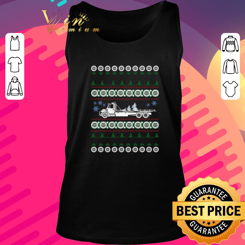 Awesome Proud Tow Truck Operator Ugly Christmas Sweater shirt