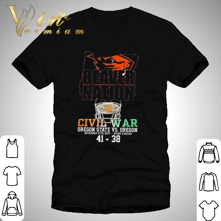 Premium Beaver Nation Civil War Oregon State Vs Oregon shirt
