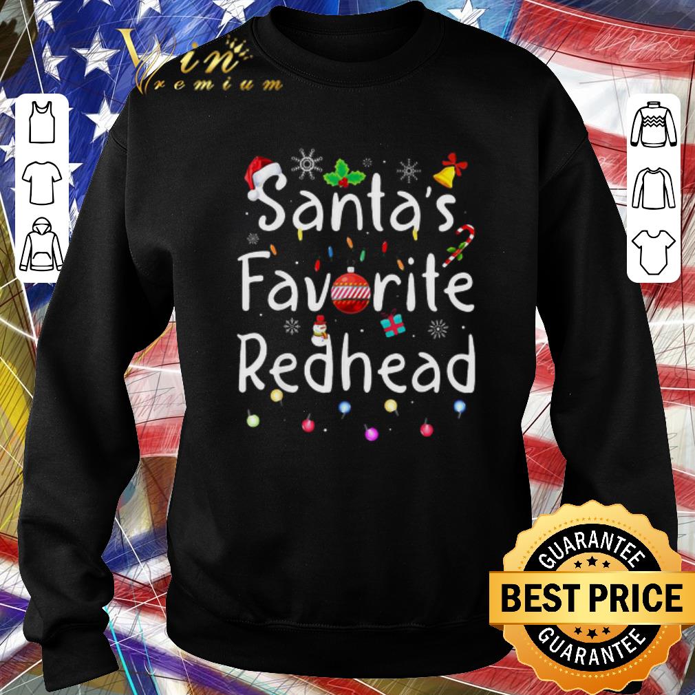5c0fbf4b official santa s favorite redhead christmas shirt 4 - Official Santa’s Favorite Redhead Christmas shirt