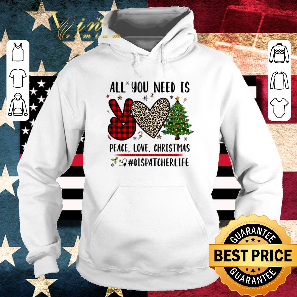 7065801f hot all you need is peace love christmas dispatcher life christmas sweater shirt 4 - Hot All You Need Is Peace Love Christmas Dispatcher Life Christmas Sweater shirt