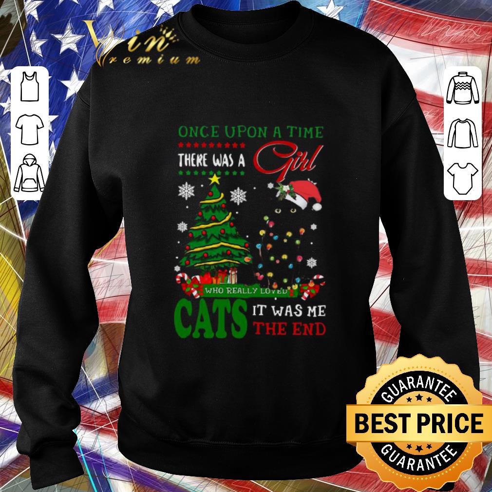 7280095d original once upon a time there was a girl who really loved cats it was me the end merry christmas ugly sweater shirt 4 - Original Once Upon A Time There Was A Girl Who Really Loved Cats It Was Me The End Merry Christmas Ugly Sweater shirt