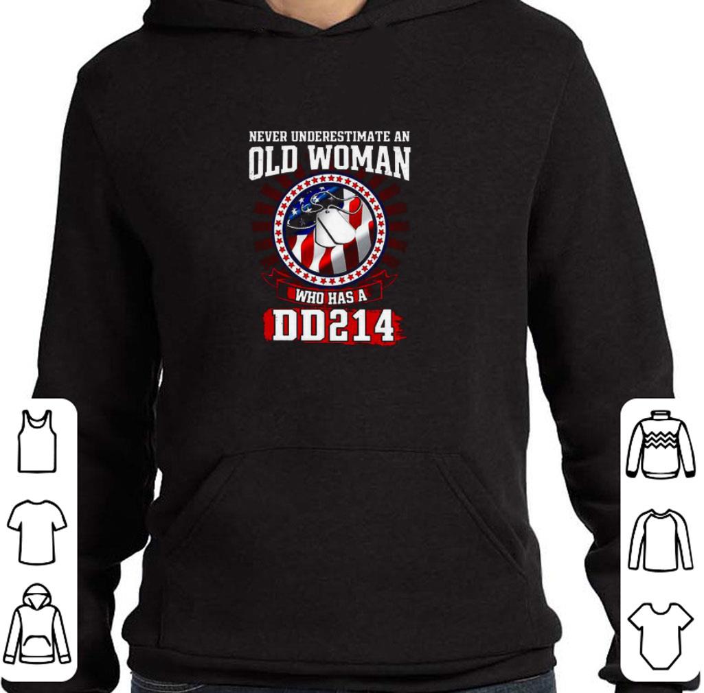 8109bbaf original never underestimate an old woman who has a dd 214 dog tag shirt 4 - Original Never Underestimate An Old Woman Who Has A DD 214 Dog tag shirt