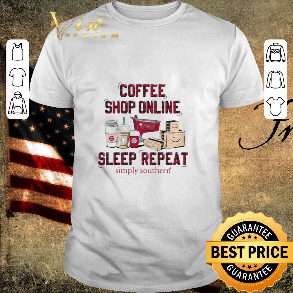 Top Coffee Shop Online Sleep Repeat Simply Southern shirt