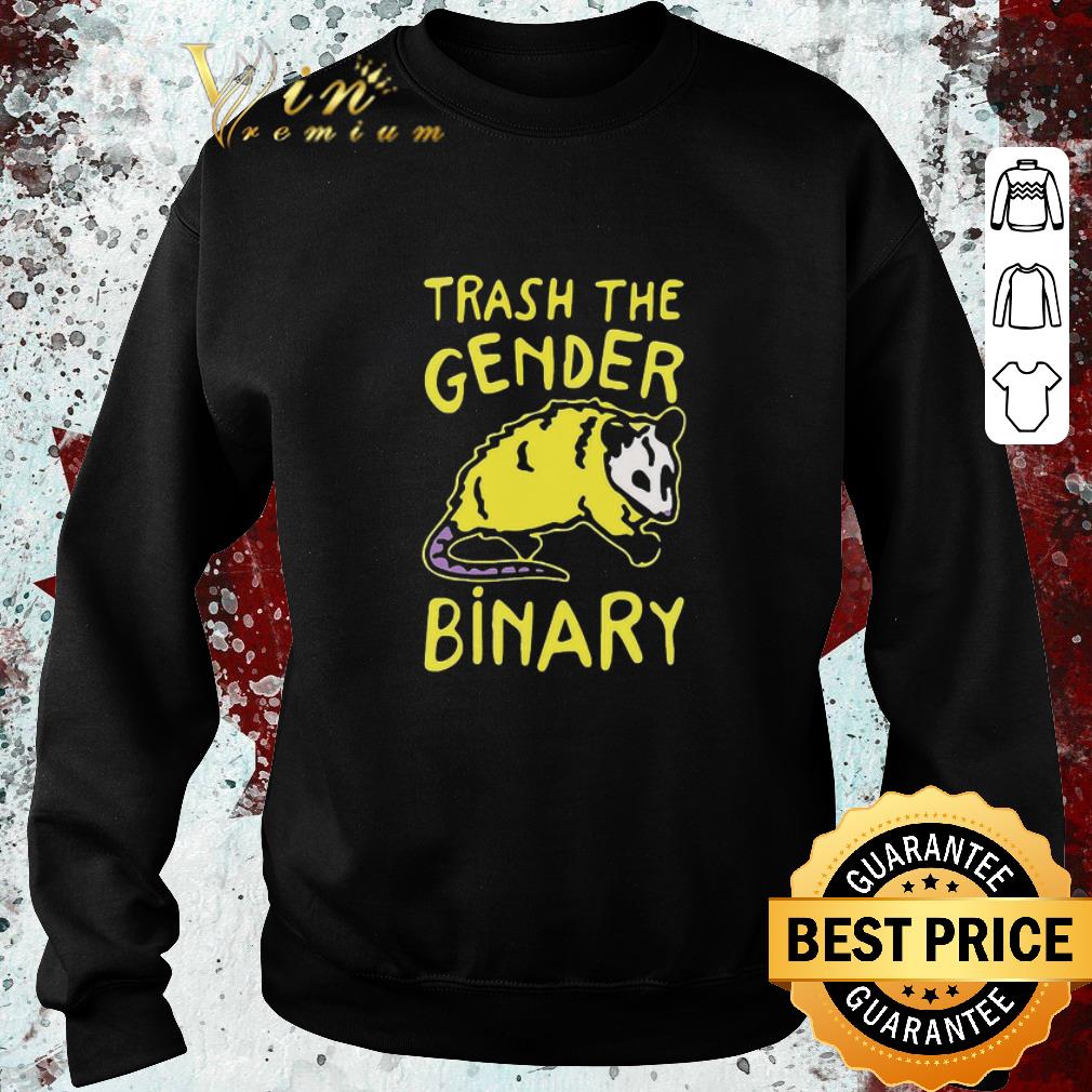 911b340d premium raccoon trash the gender binary shirt 4 - Premium Raccoon Trash The Gender Binary shirt
