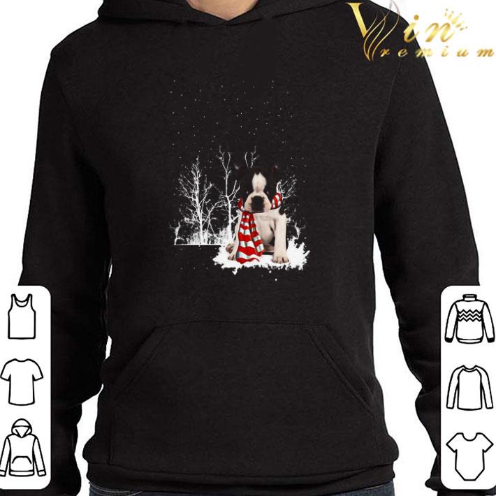 Funny Boston Terrier Snow Scarf Christmas shirt 9c3cc9e3 funny boston terrier snow scarf christmas shirt 4 - Funny Boston Terrier Snow Scarf Christmas shirt