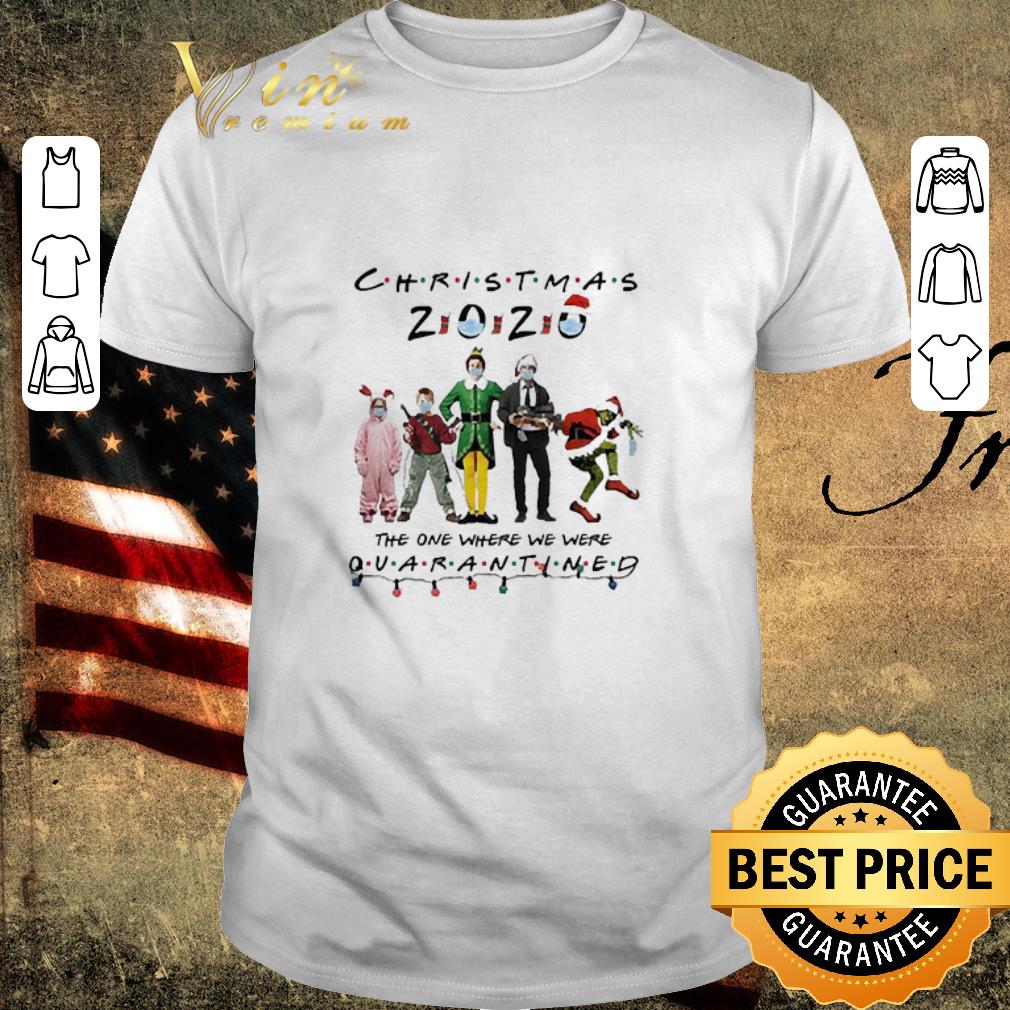 Premium Friends Christmas 2020 The One Where We Were Quarantined shirt