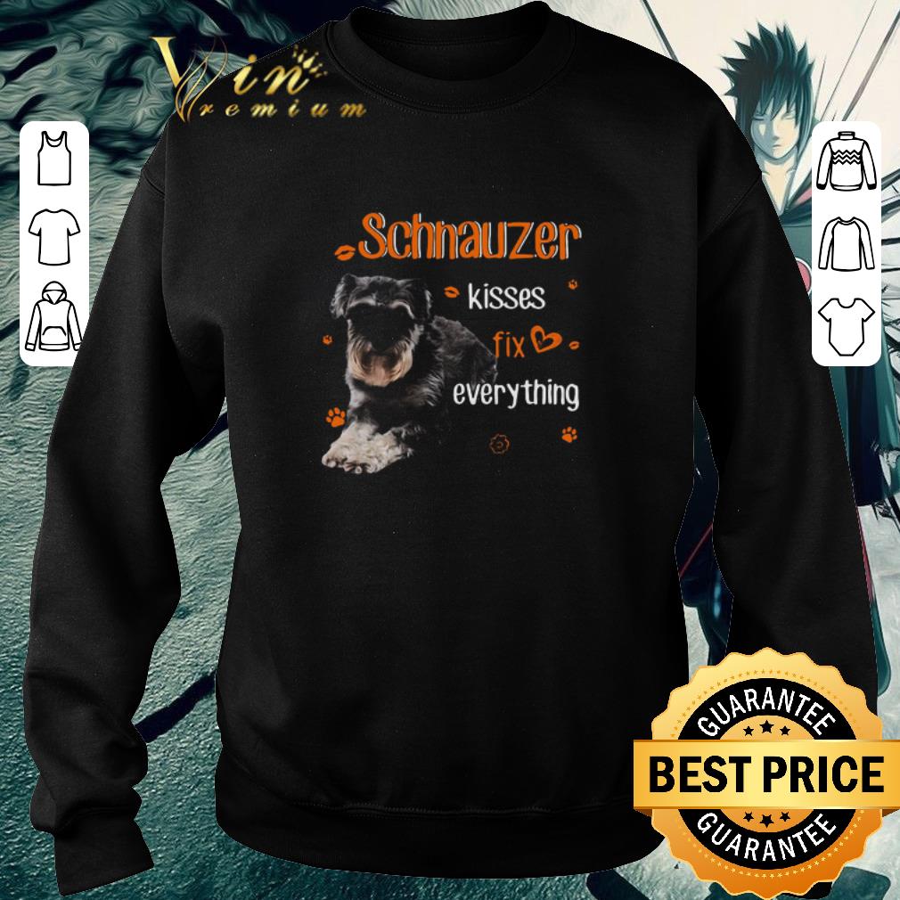 Awesome Schnauzer Kisses Fix Everything shirt b4269fc1 awesome schnauzer kisses fix everything shirt 4 - Awesome Schnauzer Kisses Fix Everything shirt
