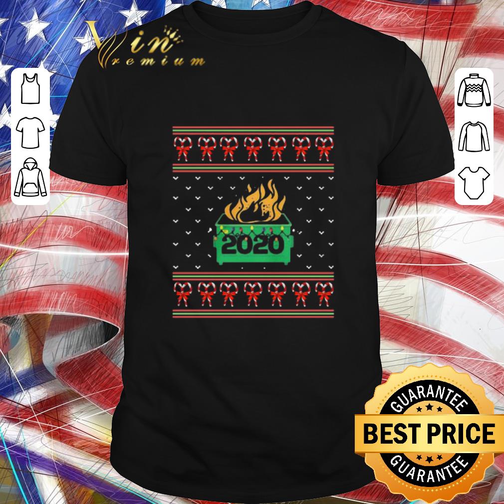 Premium 2020 Dumpster Fire Light Ugly Christmas Sweater shirt