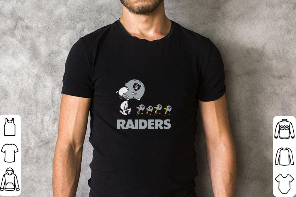 Top Snoopy And Woodstock The Oakland Raiders shirt