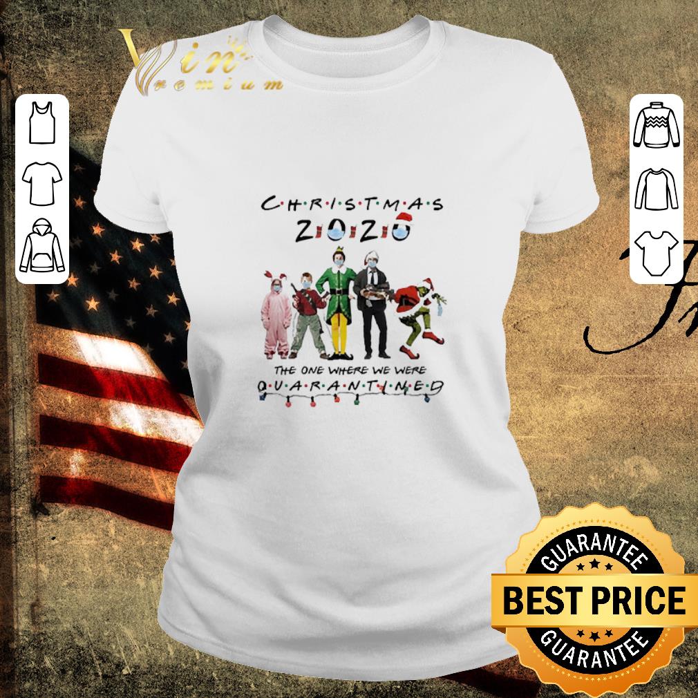 Premium Friends Christmas 2020 The One Where We Were Quarantined shirt