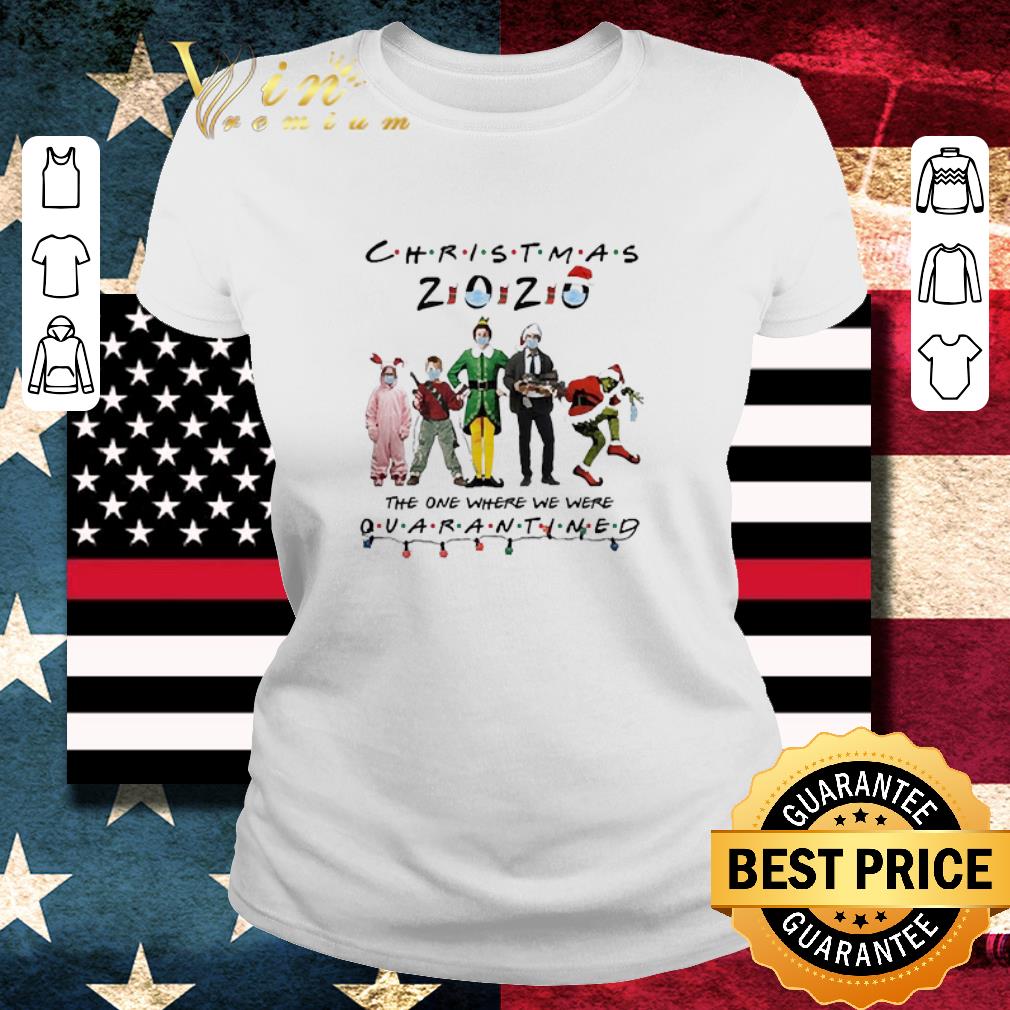 Official Friends Christmas 2020 The One Where We Were Quarantined shirt