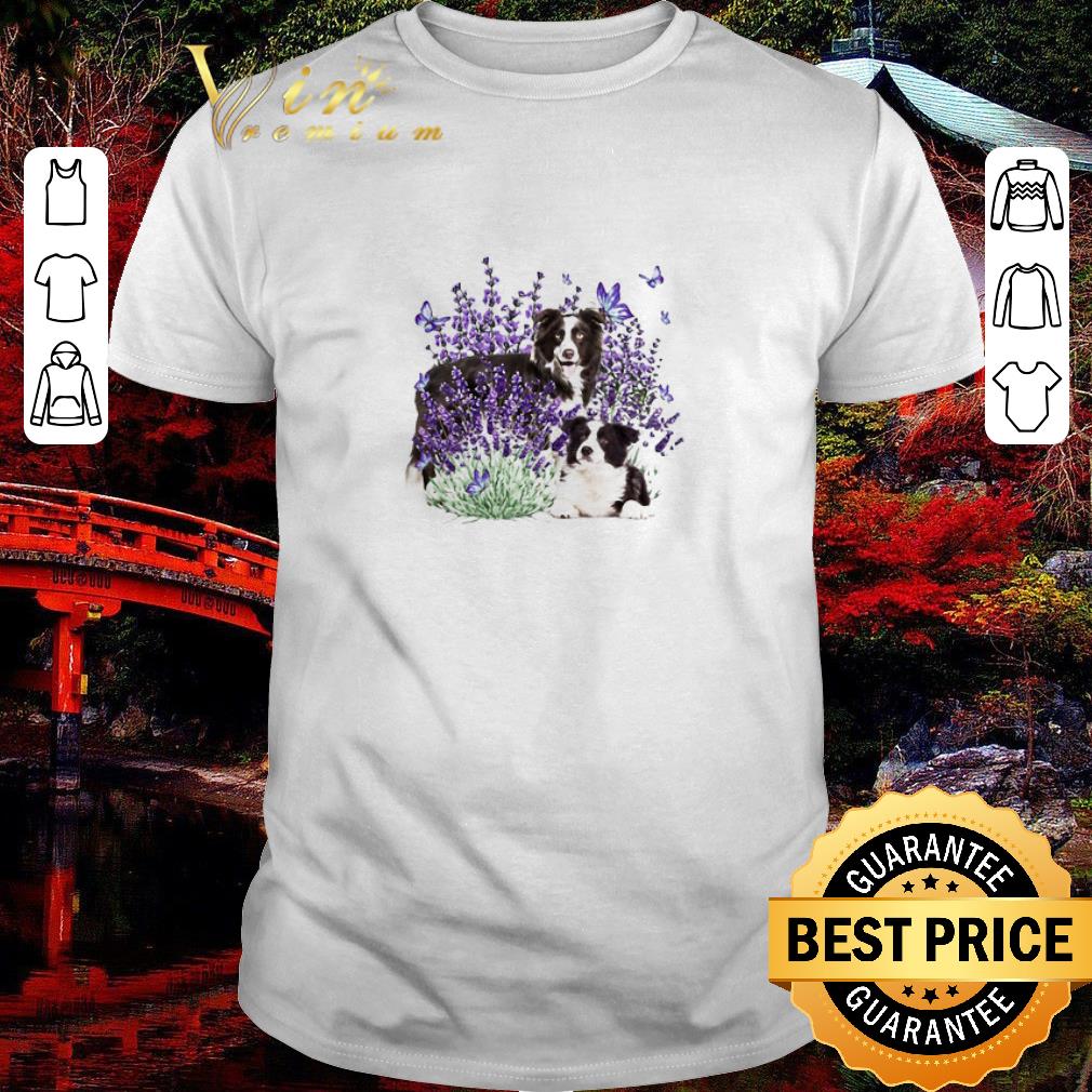 Funny Border Collie Flower shirt