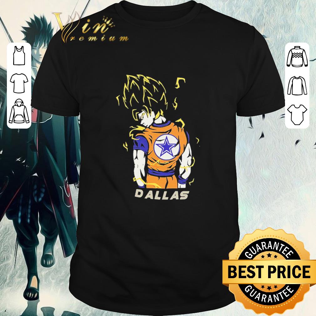 Top Dallas Cowboys Songoku Dragon Super Saiyan shirt