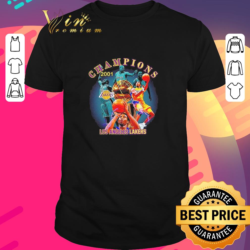 Top Champions 2001 Los Angeles Lakers shirt