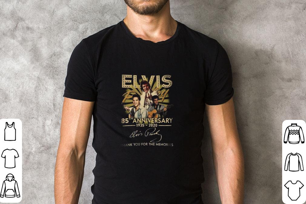 Awesome Elvis 85th anniversary 1935-2020 thank for the memories shirt