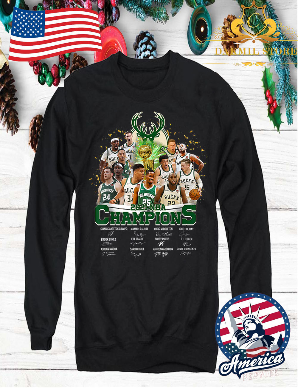 Bucks NBA Champions T Shirt Bucks NBA Champions Sweatshirt - Bucks NBA Champions T Shirt