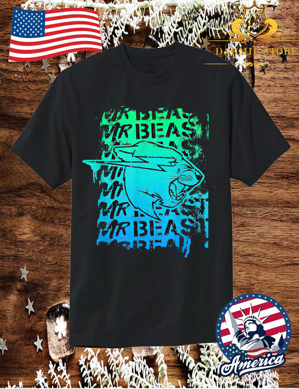 Vintage Mr Gaming Beast Game T Shirt  Longsleeve For Men and Women